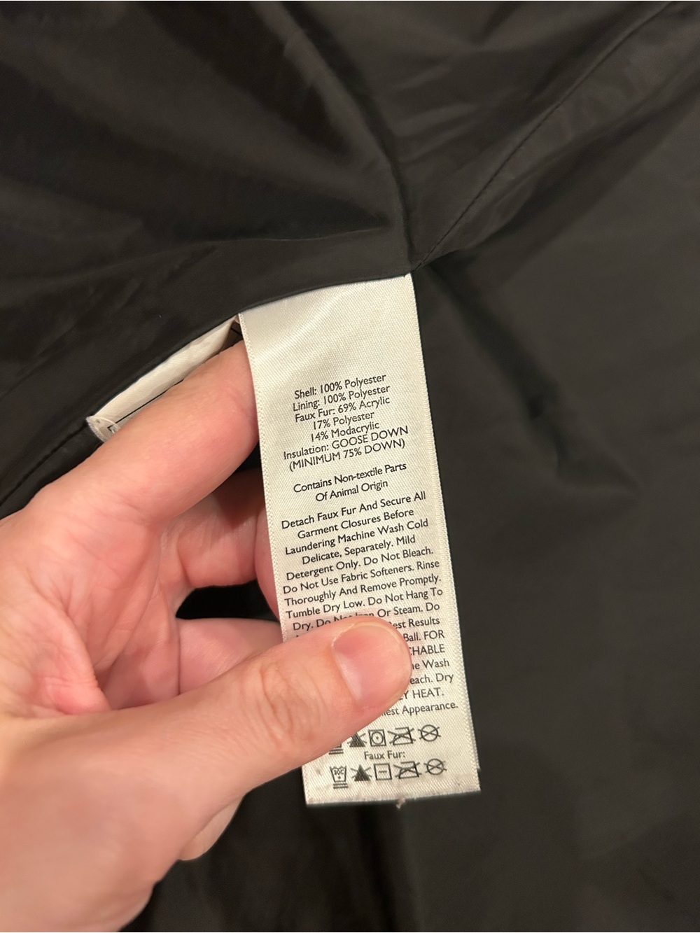 Eddie Bauer Hooded Down Parka with Faux Fur Women’s Small Gold Brown Coat EB550 - Picture 9 of 11
